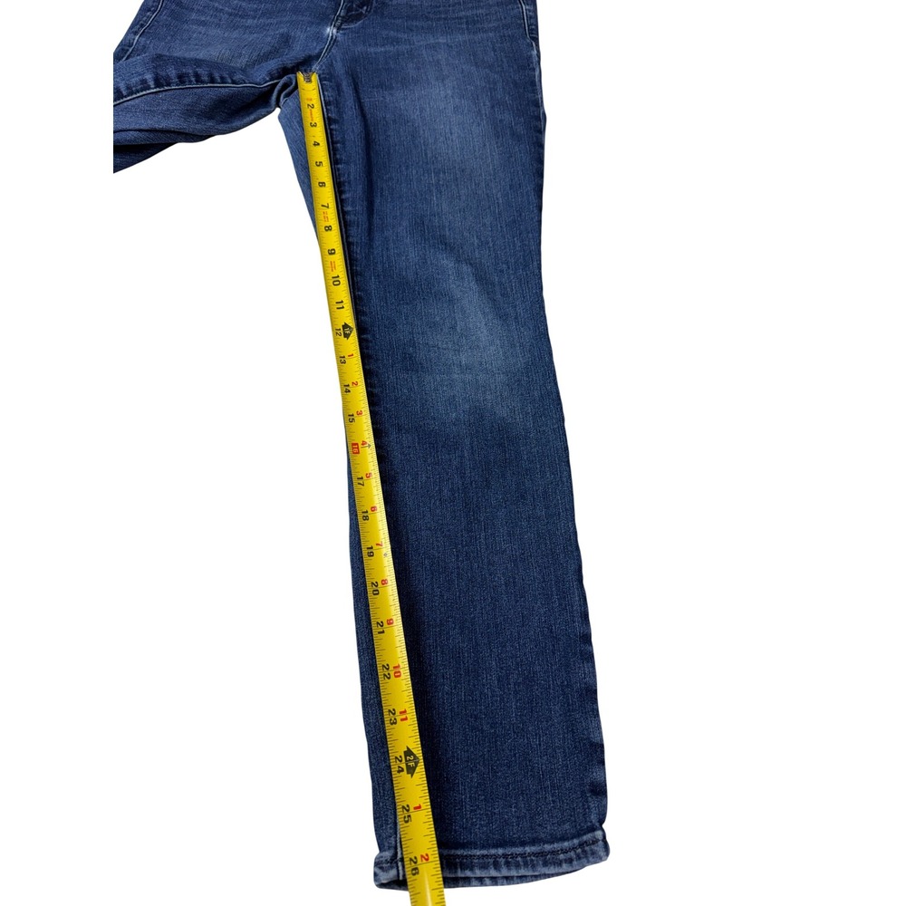 Athleta Sculptek Skinny Jeans Womens 8P Blue Medium Wash Stretch Denim 54023 - Picture 7 of 8